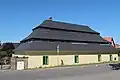 Památkově chráněný objekt tzv. vošárna pod kostelem