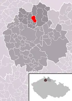 Radvanec na mapě