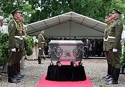 Znovupohřbení Mikuláše Radziwiłła Červeného v Dubingiai v Litvě