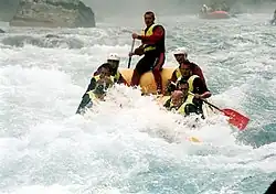 rafting na řece