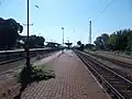 Pohled na nástupiště