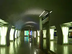 interiér stanice