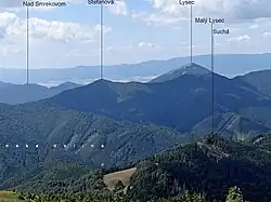 Výhled na Štefanovou z Rakytova