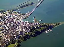 švýcarské město Rapperswil