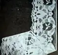 Rašlová krajka ze směsi polyamid/viskóza (80/20)