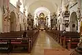 Interiér kostela sv. Alexandra
