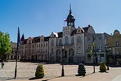 Radnice na náměstí ve Wejherowě
