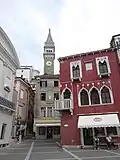 Typická benátská architektura ve městě
