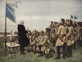 Díkuvzdání po vítězství v bitvě.