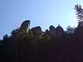 skály údolí Wehlgrund tvoří kulisu divadla