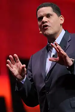 Reggie Fils-Aimé na konferenci Game Developers Conference v roce 2011