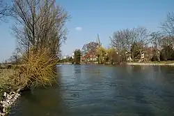 Řeka v Erlangenu