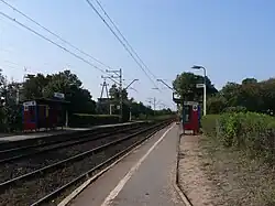 Pohled na zastávku