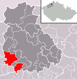 Řehlovice na mapě