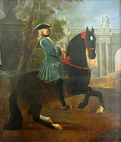 Jezdecký portrét prince Emanuela z Lichtenštejna (sbírky Lichtenštejnského muzea ve Vídni)