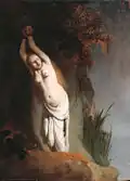 Andromeda Chained to the Rocks, Rembrandt (1630)