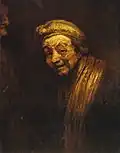 Rembrandt: Autoportrét, asi 1668