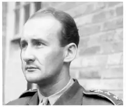 V hodnosti majora v roce 1946 před cestou do Francie