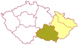 Diecéze brněnská na mapě