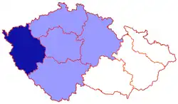 Diecéze plzeňská na mapě