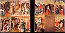Mistr oltáře sv. Vavřince, Pašijový oltář (1425–1430)
