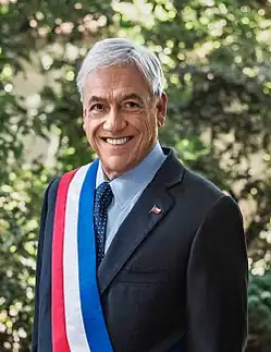 Oficiální fotografie Sebastiána Piñery