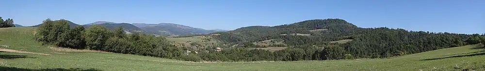 Revúcká vrchovina v okolí Nižné Slané