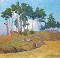 Richard Lauda Krajina s borovicemi (1901)