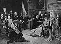 Richard Wagner v sále Wahnfriedu