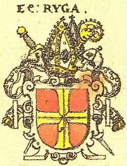 historický znak rižského biskupství