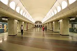 Hlavní loď stanice Rimskaja