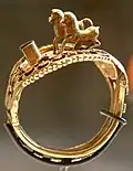 Prsten Ramesse II. (zlato, asi 1230 př. n. l.)