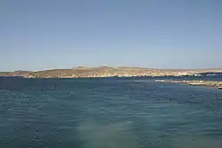 pohled na ostrov z Délu