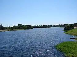 Pohled na řeku u Pontes e Lacerda (Brazílie)