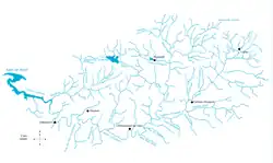 Mapa povodí