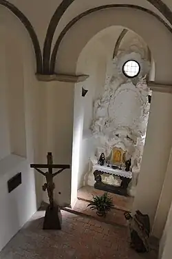 Interiér kaple