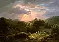 Krajina s ovcemi