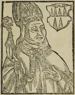 Robert Angličan (B. Paprocký, Zrcadlo slavného Markrabství moravského, 1593)