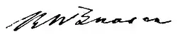Robert Wilhelm Bunsen – podpis