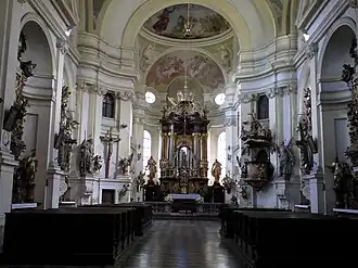 Interiér kostela