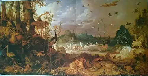 Uvázlá velryba (Roelandt Savery, 1618)