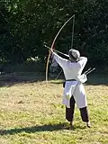 Lučištník při bitvě