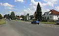 Pražská ulice směrem k Borku