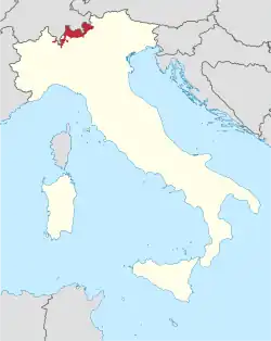 Diecéze Como na mapě