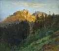 Roman Havelka - Hrad v podvečerním slunci.