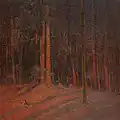Roman Havelka Lesní interiér (1902)