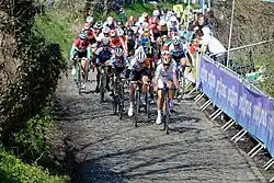 Peloton během ženské verze Kolem Flander 2015