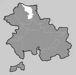 Rosnice na mapě