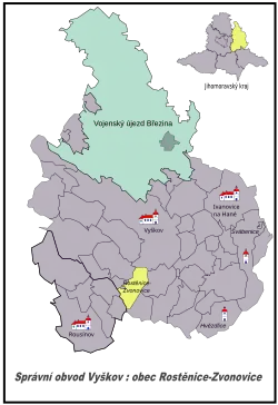 Rostěnice na mapě