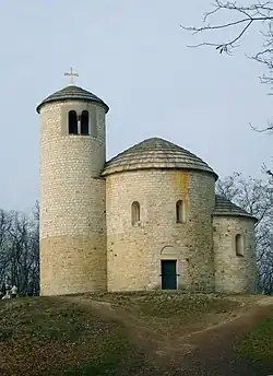 Rotunda ještě bez omítky, rok 2005